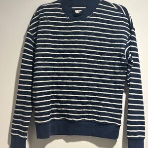 Madewell Quilted Nautical Crewneck - XS